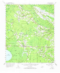 Bolton North Carolina Historical topographic map, 1:62500 scale, 15 X 15 Minute, Year 1954