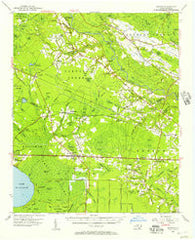 Bolton North Carolina Historical topographic map, 1:62500 scale, 15 X 15 Minute, Year 1954