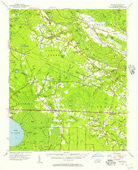Bolton North Carolina Historical topographic map, 1:62500 scale, 15 X 15 Minute, Year 1954