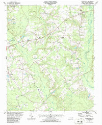 Bonnetsville North Carolina Historical topographic map, 1:24000 scale, 7.5 X 7.5 Minute, Year 1986