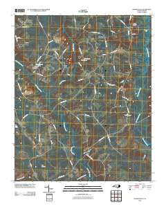 Bonnetsville North Carolina Historical topographic map, 1:24000 scale, 7.5 X 7.5 Minute, Year 2010