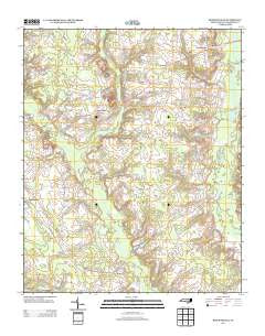 Bonnetsville North Carolina Historical topographic map, 1:24000 scale, 7.5 X 7.5 Minute, Year 2013