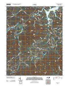 Boomer North Carolina Historical topographic map, 1:24000 scale, 7.5 X 7.5 Minute, Year 2010