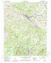 Boone North Carolina Historical topographic map, 1:24000 scale, 7.5 X 7.5 Minute, Year 1959