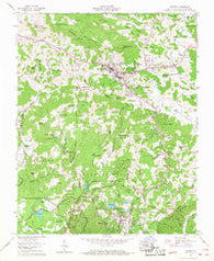 Boone North Carolina Historical topographic map, 1:24000 scale, 7.5 X 7.5 Minute, Year 1959