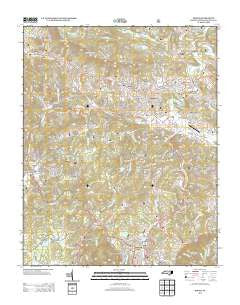 Boone North Carolina Historical topographic map, 1:24000 scale, 7.5 X 7.5 Minute, Year 2013