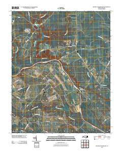 Boones Crossroads North Carolina Historical topographic map, 1:24000 scale, 7.5 X 7.5 Minute, Year 2010
