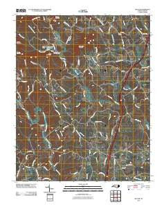 Bottom North Carolina Historical topographic map, 1:24000 scale, 7.5 X 7.5 Minute, Year 2010