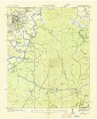 Brevard North Carolina Historical topographic map, 1:24000 scale, 7.5 X 7.5 Minute, Year 1935