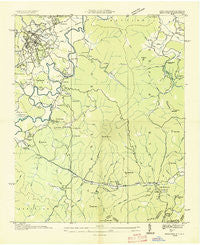 Brevard North Carolina Historical topographic map, 1:24000 scale, 7.5 X 7.5 Minute, Year 1935