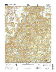 Brevard North Carolina Current topographic map, 1:24000 scale, 7.5 X 7.5 Minute, Year 2016