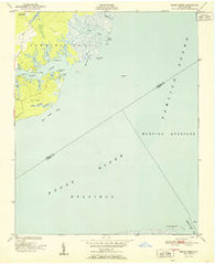Broad Creek North Carolina Historical topographic map, 1:24000 scale, 7.5 X 7.5 Minute, Year 1951