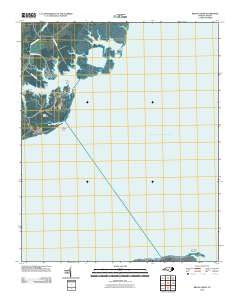 Broad Creek North Carolina Historical topographic map, 1:24000 scale, 7.5 X 7.5 Minute, Year 2010