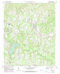 Broadway North Carolina Historical topographic map, 1:24000 scale, 7.5 X 7.5 Minute, Year 1977