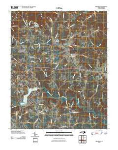 Broadway North Carolina Historical topographic map, 1:24000 scale, 7.5 X 7.5 Minute, Year 2010