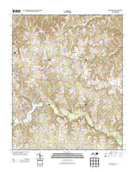 Broadway North Carolina Historical topographic map, 1:24000 scale, 7.5 X 7.5 Minute, Year 2013