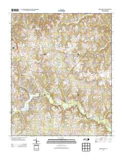 Broadway North Carolina Historical topographic map, 1:24000 scale, 7.5 X 7.5 Minute, Year 2013