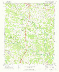 Brooks Crossroads North Carolina Historical topographic map, 1:24000 scale, 7.5 X 7.5 Minute, Year 1970
