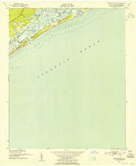 Browns Inlet North Carolina Historical topographic map, 1:24000 scale, 7.5 X 7.5 Minute, Year 1952