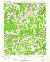 Browns Summit North Carolina Historical topographic map, 1:24000 scale, 7.5 X 7.5 Minute, Year 1951