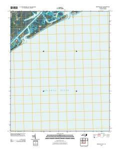 Browns Inlet North Carolina Historical topographic map, 1:24000 scale, 7.5 X 7.5 Minute, Year 2010