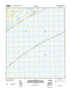 Browns Inlet North Carolina Historical topographic map, 1:24000 scale, 7.5 X 7.5 Minute, Year 2013