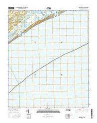 Browns Inlet North Carolina Current topographic map, 1:24000 scale, 7.5 X 7.5 Minute, Year 2016