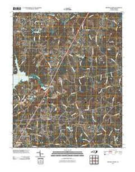 Browns Summit North Carolina Historical topographic map, 1:24000 scale, 7.5 X 7.5 Minute, Year 2010