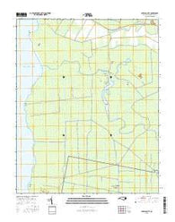Buffalo City North Carolina Current topographic map, 1:24000 scale, 7.5 X 7.5 Minute, Year 2016