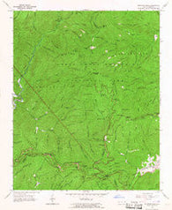 Bunches Bald North Carolina Historical topographic map, 1:24000 scale, 7.5 X 7.5 Minute, Year 1964