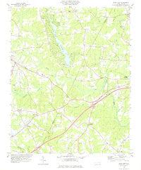Bunn East North Carolina Historical topographic map, 1:24000 scale, 7.5 X 7.5 Minute, Year 1978