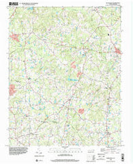 Bunn West North Carolina Historical topographic map, 1:24000 scale, 7.5 X 7.5 Minute, Year 1998