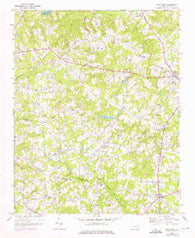Bunn West North Carolina Historical topographic map, 1:24000 scale, 7.5 X 7.5 Minute, Year 1968