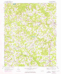 Bunn West North Carolina Historical topographic map, 1:24000 scale, 7.5 X 7.5 Minute, Year 1968