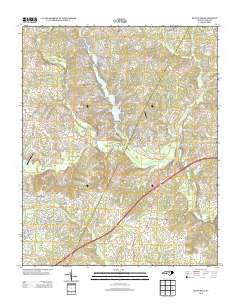 Bunn East North Carolina Historical topographic map, 1:24000 scale, 7.5 X 7.5 Minute, Year 2013