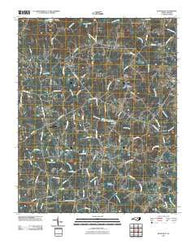 Bunn West North Carolina Historical topographic map, 1:24000 scale, 7.5 X 7.5 Minute, Year 2010