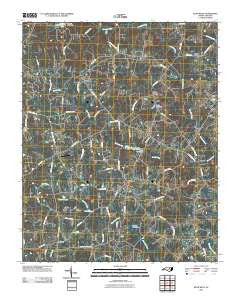 Bunn West North Carolina Historical topographic map, 1:24000 scale, 7.5 X 7.5 Minute, Year 2010