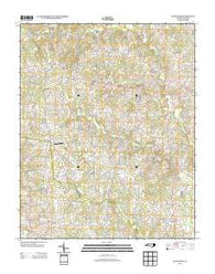 Bunn West North Carolina Historical topographic map, 1:24000 scale, 7.5 X 7.5 Minute, Year 2013