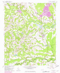 Bunnlevel North Carolina Historical topographic map, 1:24000 scale, 7.5 X 7.5 Minute, Year 1956