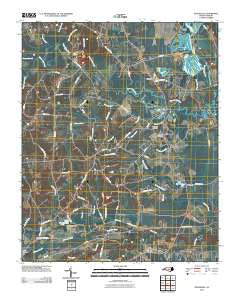 Bunnlevel North Carolina Historical topographic map, 1:24000 scale, 7.5 X 7.5 Minute, Year 2010
