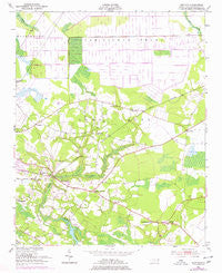 Bunyan North Carolina Historical topographic map, 1:24000 scale, 7.5 X 7.5 Minute, Year 1951