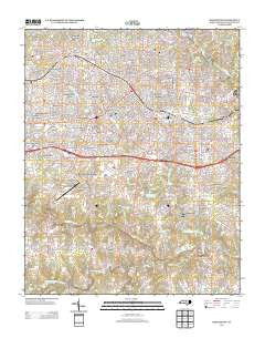 Burlington North Carolina Historical topographic map, 1:24000 scale, 7.5 X 7.5 Minute, Year 2013