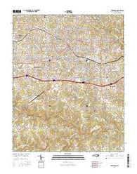 Burlington North Carolina Current topographic map, 1:24000 scale, 7.5 X 7.5 Minute, Year 2016