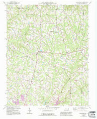 Burlington NE North Carolina Historical topographic map, 1:24000 scale, 7.5 X 7.5 Minute, Year 1969