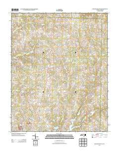 Burlington NE North Carolina Historical topographic map, 1:24000 scale, 7.5 X 7.5 Minute, Year 2013