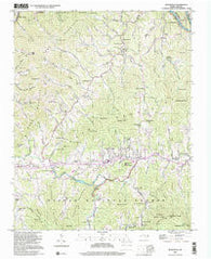Burnsville North Carolina Historical topographic map, 1:24000 scale, 7.5 X 7.5 Minute, Year 1998