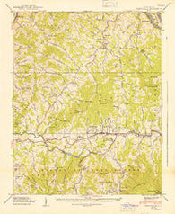 Burnsville North Carolina Historical topographic map, 1:24000 scale, 7.5 X 7.5 Minute, Year 1940