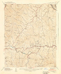 Burnsville North Carolina Historical topographic map, 1:24000 scale, 7.5 X 7.5 Minute, Year 1940
