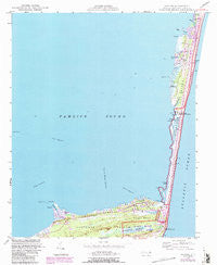 Buxton North Carolina Historical topographic map, 1:24000 scale, 7.5 X 7.5 Minute, Year 1948