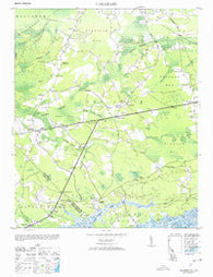 Calabash North Carolina Historical topographic map, 1:24000 scale, 7.5 X 7.5 Minute, Year 1953